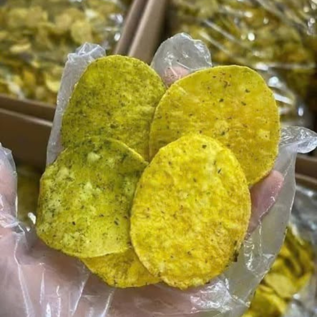 Vietnam OEM/ODM Scallion Flavored Round Sweet Potato Chips Manufacturer | Crispy Taro Slices (Copy) - Image 2